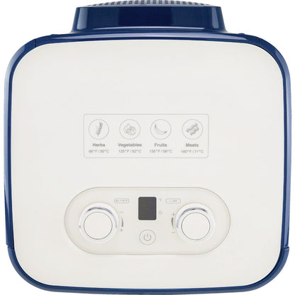 NESCO FD‑41B Snackmaster Food Dehydrator for Easy Home Snacks, Simple Blue Countertop Dehydrator with 4 Trays