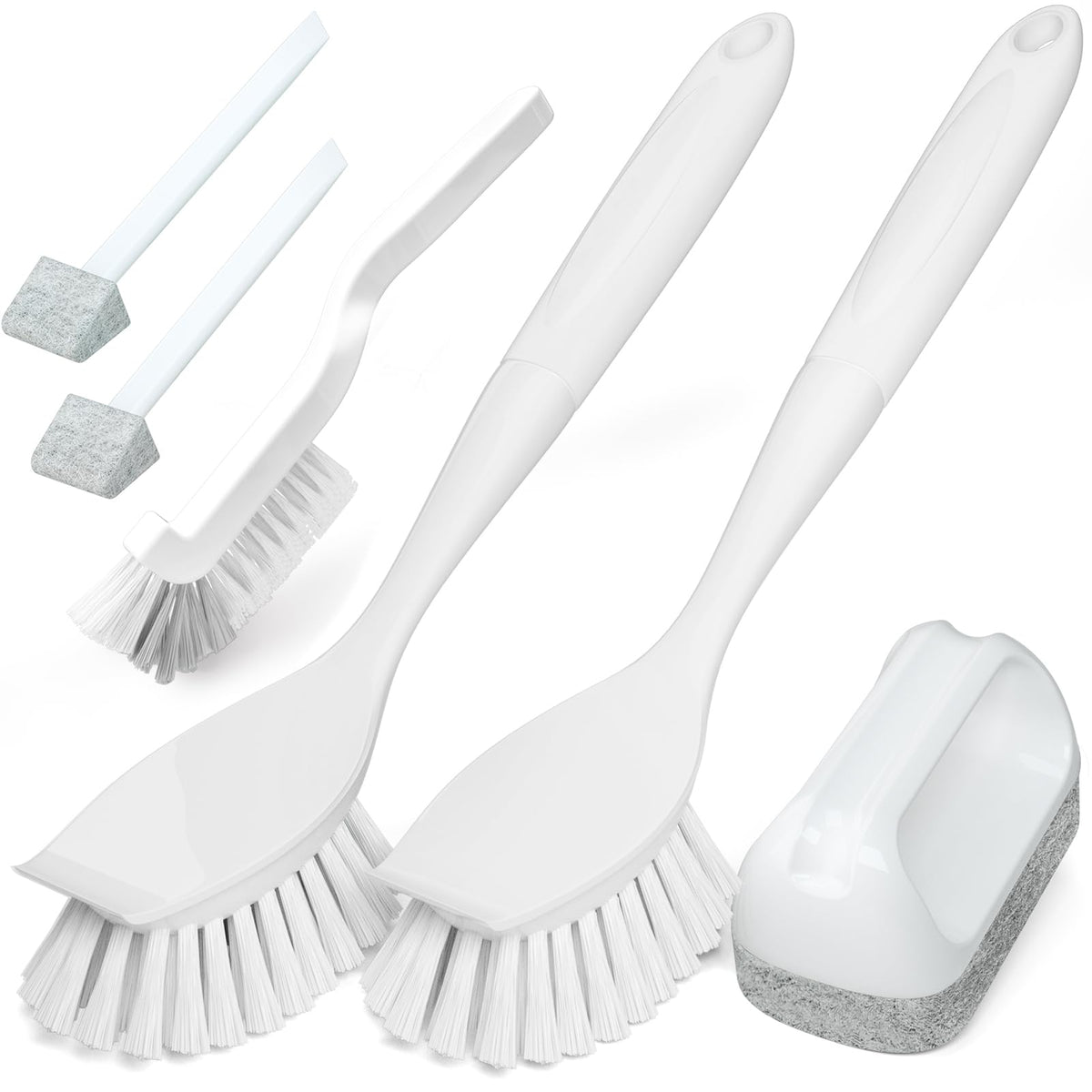 Holikme 6Pack Kitchen Cleaning Brush, Green