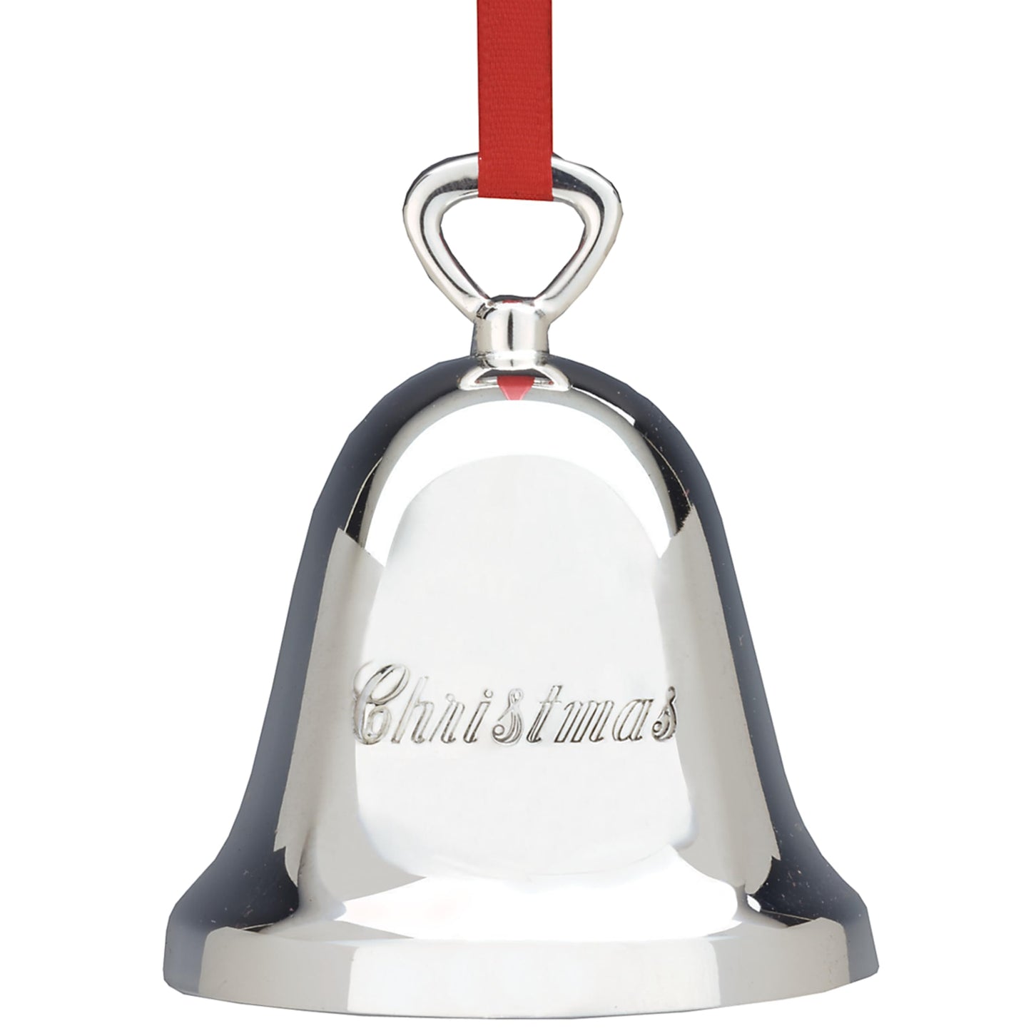 Reed & Barton 329/2 Ringing In The Season Silverplate Bell Ornament, Christmas
