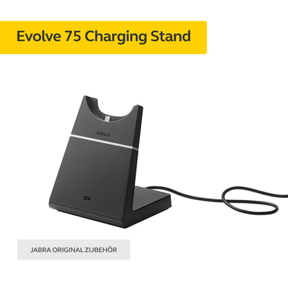 Jabra Evolve 75 Charging Stand Only – Provides Easy and Convenient Charging and Storage, Authentic Office Headset Accessory
