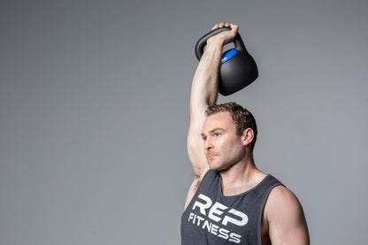 Rep Fitness Adjustable Kettlebell with Matte Powder Coating – Quickly Select From Multiple KG or LB Weight Options for HIIT and Cross-Training Workouts