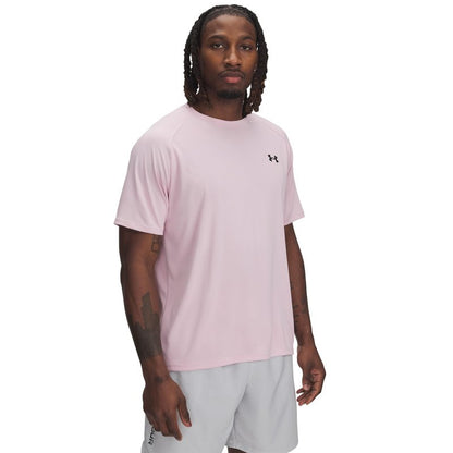 Under Armour Men's Tech 2.0 Short-Sleeve T-Shirt, (647) Prime Pink / / Black, Small