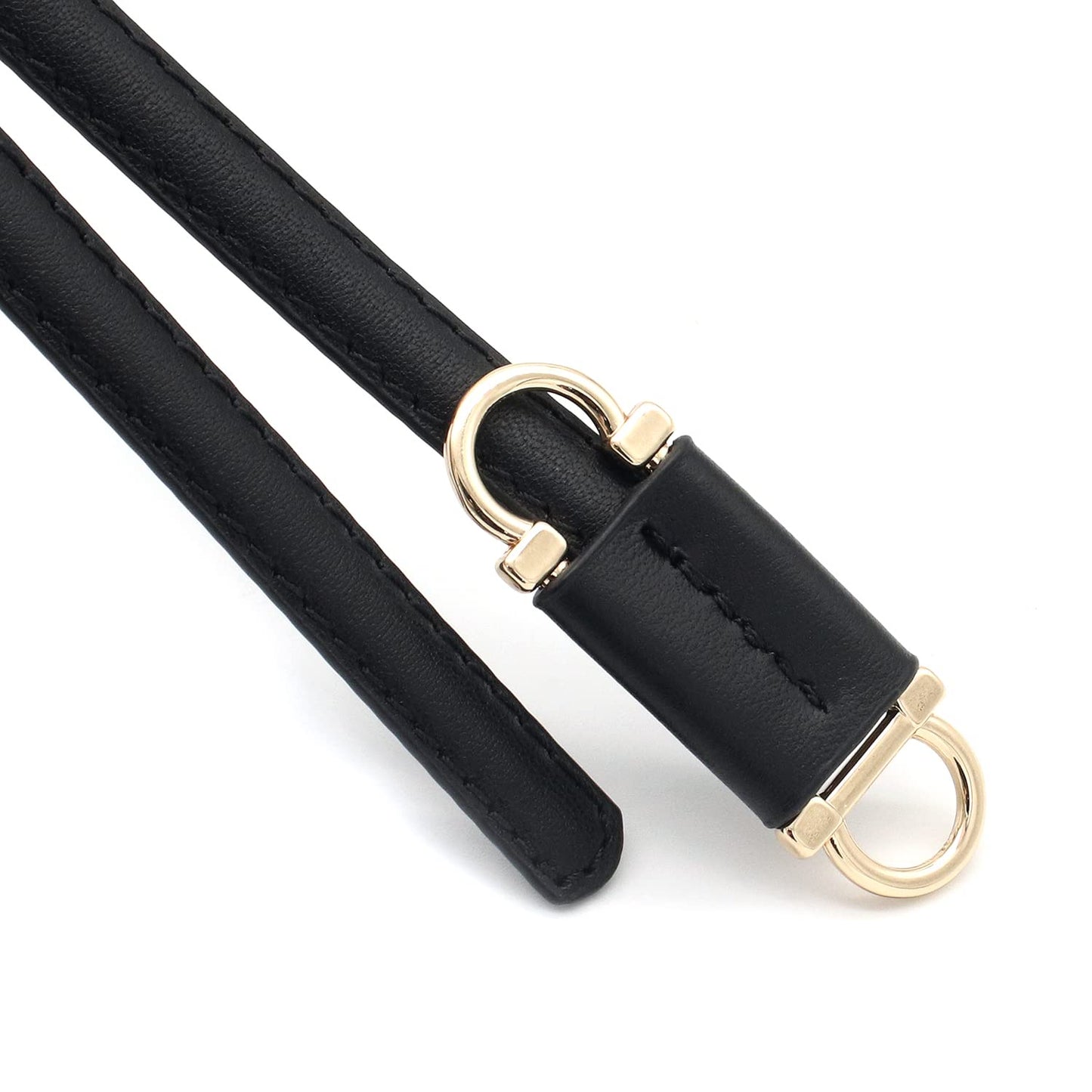 BAOKELAN Skinny Leather Belts for Women Knotted Thin Waist Belt for Dress Black