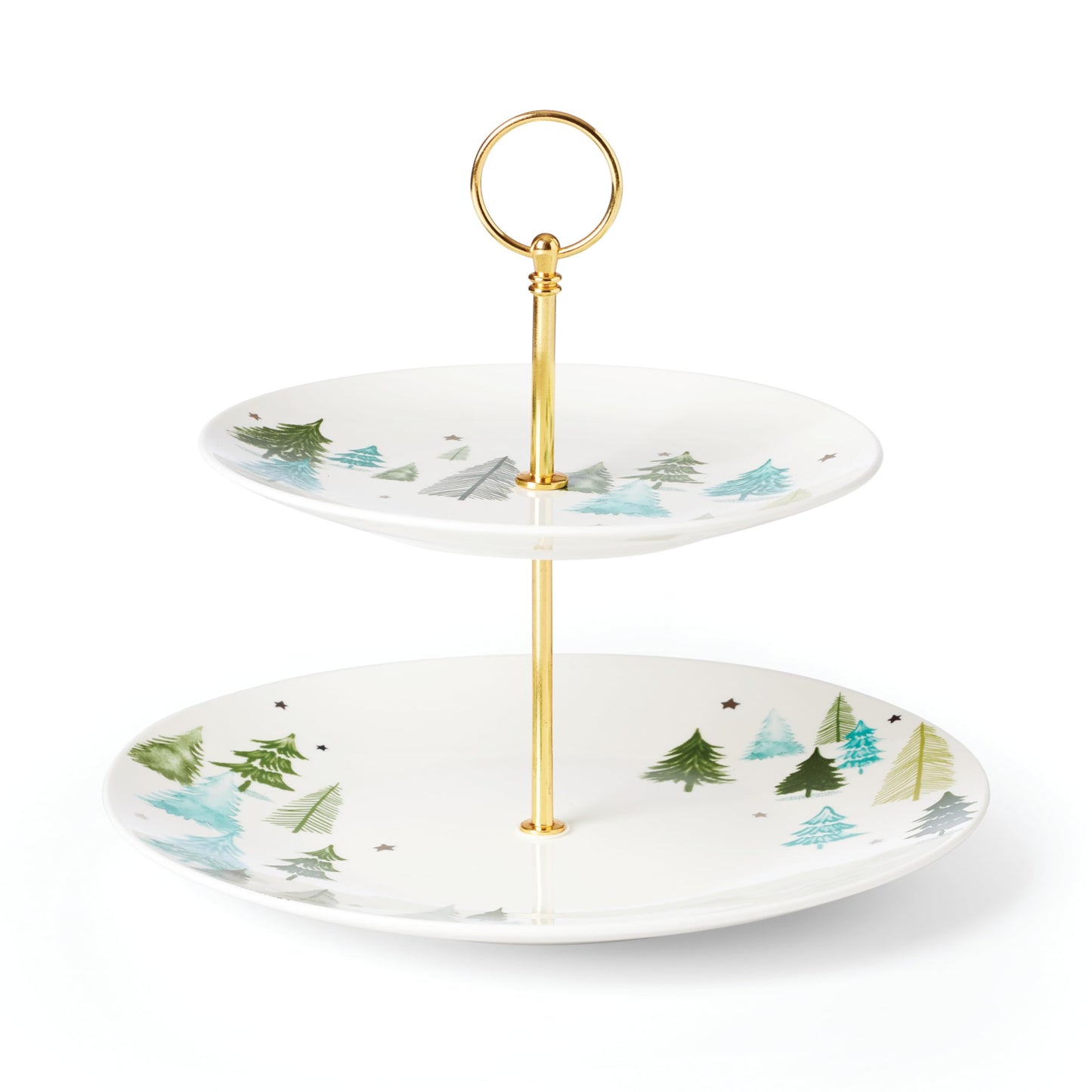 Lenox 894160 Balsam Lane 2-Tiered Server, Christmas & Holiday Hosting
