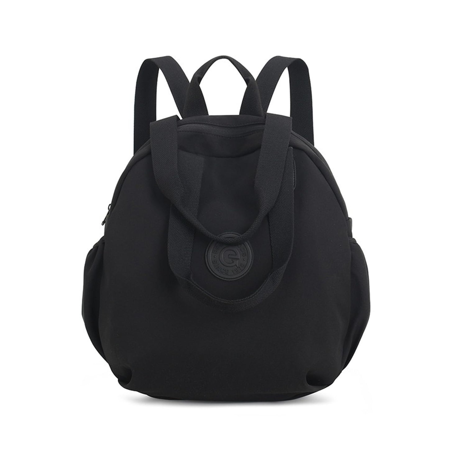 NOTAG Casual Backpack Purse for Women Shoulder Bag Waterproof Nylon Anti-theft Large Purse Shoulder Hobo Bags Travel Work (Black-S)