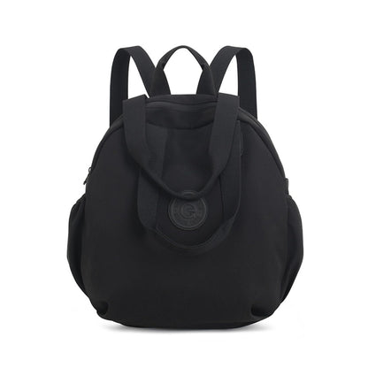 NOTAG Casual Backpack Purse for Women Shoulder Bag Waterproof Nylon Anti-theft Large Purse Shoulder Hobo Bags Travel Work (Black-S)