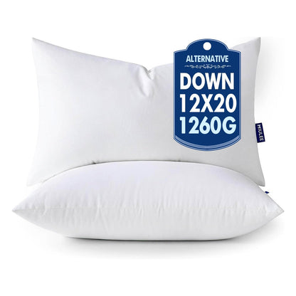 MIULEE 24x24 Pillow Inserts,Down Alternative Pack of 2 Euro Decorative Throw Pillows for Sofa Couch Bed, Ultra Soft Fluffy Bed Sleeping Form