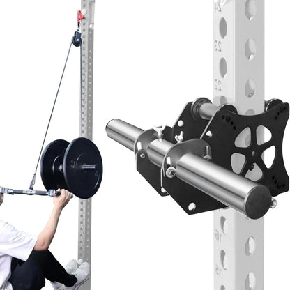AHTAPFON Smith Machine Attachments for Cable Machine Attachments,Cable Pulley Attachments for Power Rack Attachments,Squat Rack Attachments for Cable Crossover Deep Squat LAT Pull Down