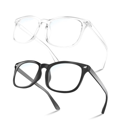 NZKNP Blue Light Glasses for Woman,Blue Light Glasses,Blue Light Glasses Men,Bluelight Glasses Womens,Blue Light Blocking Glasses,Clear Black Fake Glasses,Gaming Glasses Accessories,Computer Glasses