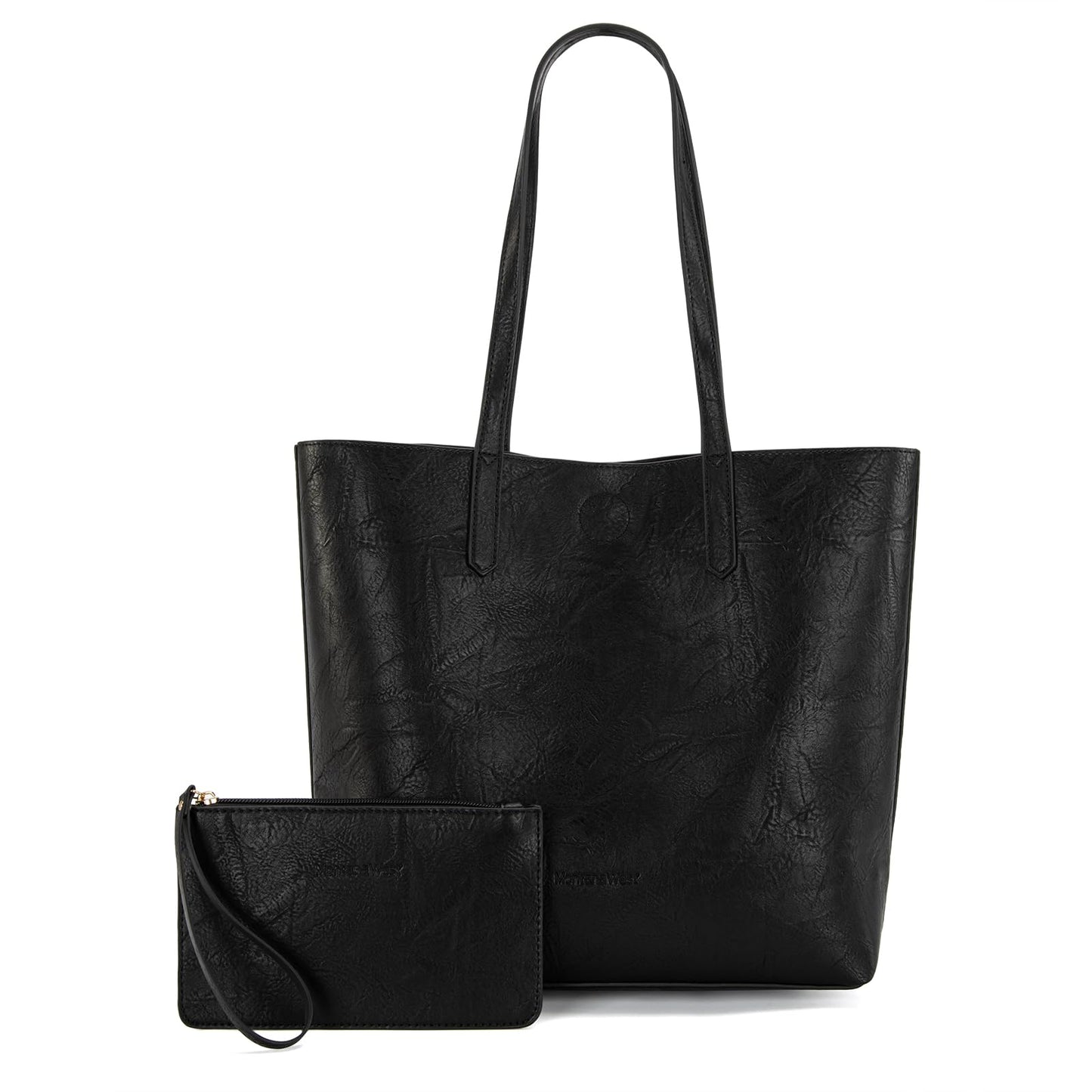 Montana West Tote Bag for Women Soft Hobo Purse Vegan Leather Work Shoulder Top Handle Handbag MWC-376BK