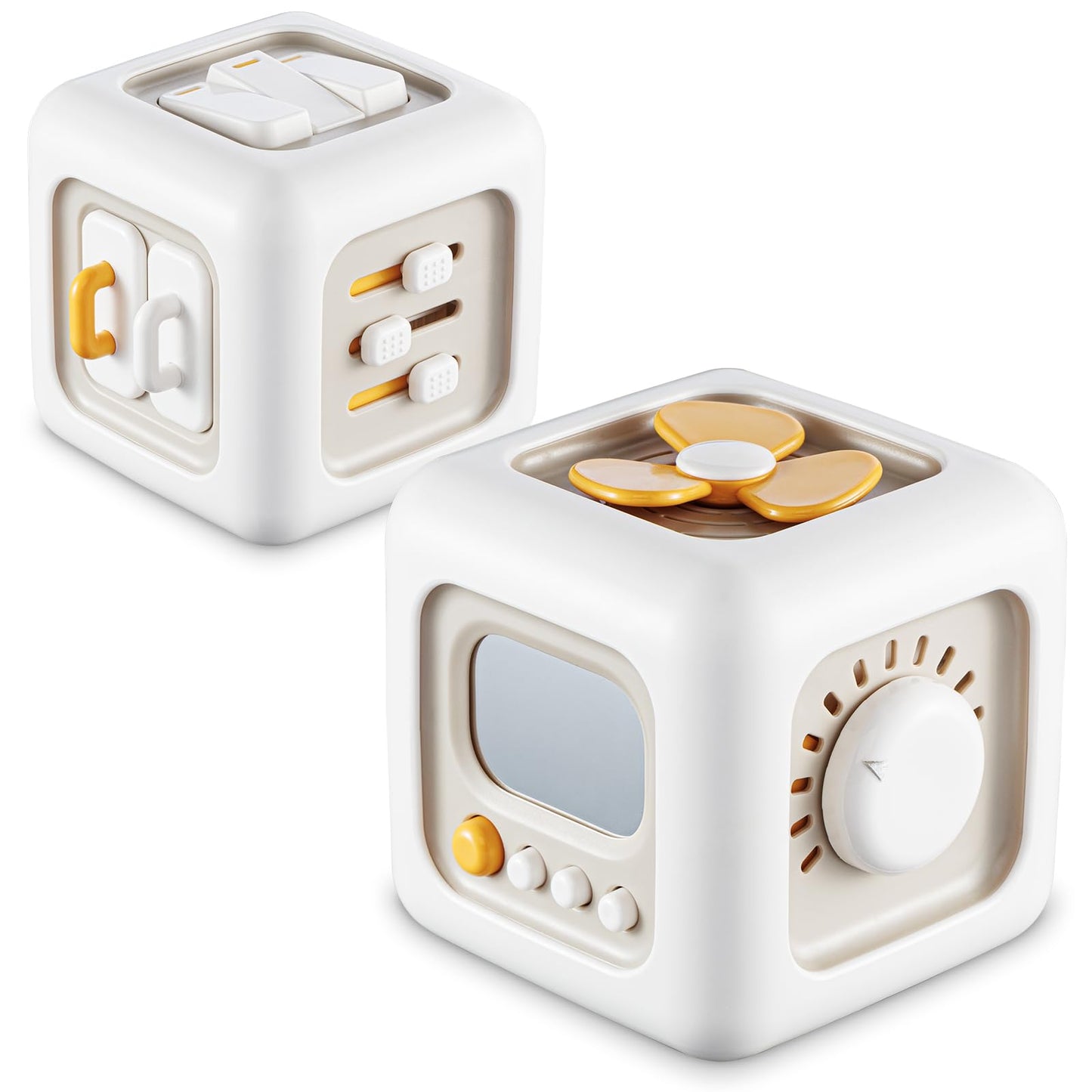 SOCBTNSO Busy Cube Toys for 1 Year Old Boy, Montessori Toys for 1+ Year Old, Travel Sensory Toys for Toddlers 1-3, Learning Fine Motor Skills| 1st Birthday Gifts Boy 12 Months +