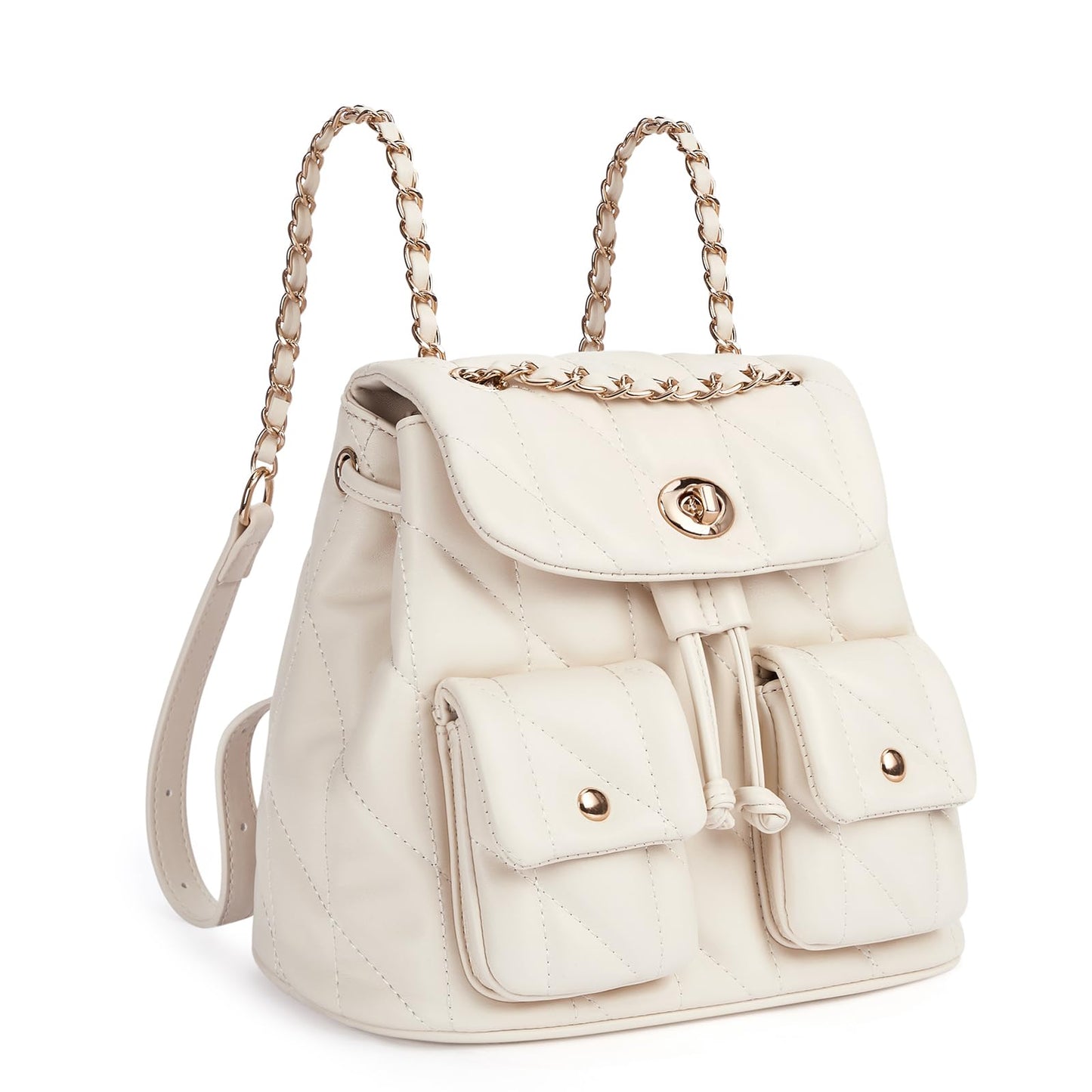 CLUCI Crossbody Bag for Women PU Leather Shoulder Bag, Convertible Small Tabby Backpack Purse for Travel