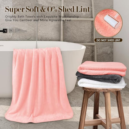 Orighty Microfiber Bath Towels Pack of 4