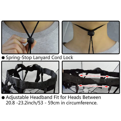 NEW-Vi Fishing Umbrella Hat Folding Sun Rain Cap Adjustable Multifunction Outdoor Headwear