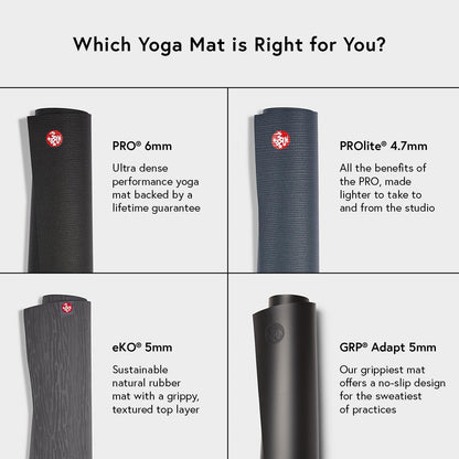 Manduka Unisex Adult YOGA AND PILATES Mat - Black Sage, 6 mm