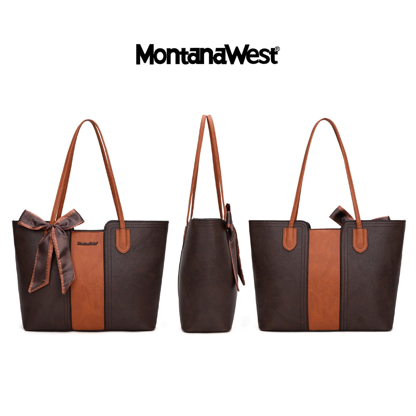 Montana West Tote Bags for Women Medium Top Handle Satchel Purses Large Shoulder Handbag Hobo Bags MWC-323ACF