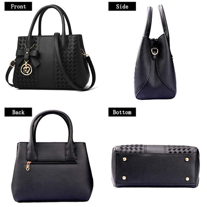 Jeniulet Purses and Handbags for Women Fashion Ladies PU Leather Top Handle Satchel Shoulder Tote Bags