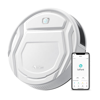 Lefant LiDAR Robot Vacuum and Mop, 450ml Visible Dustbin, Upgraded 190° PSD Obstacle Avoidance, Customized Cleaning, Multi-Floor Mapping, 150 Mins Runtime, WiFi/Alexa/APP, Pet Hair & Carpets, M330 Pro