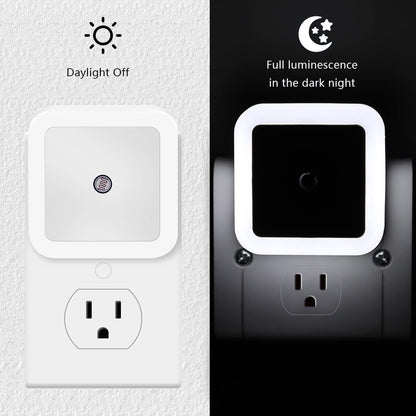 6 Pack Blue LED Night Light Plug in, Dusk to Dawn Sensor Automatic On and Off, Energy Efficient, Soft Glow Kids, Nursery, Bedroom, Bathroom, Hallway, Stairs, Kitchen