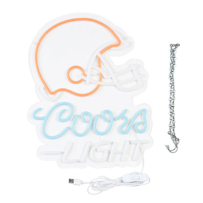 JFLLamp Crs LIGHT Neon Signs for Wall Decor Neon Lights for Bedroom Led Signs Suitable for Man Cave Bar Pub Restaurant Christmas Birthday Party Gift Led Art Wall Decorative Crs Light Bar Sign, 5V Usb Power, 17*11 Inch(Azure+red+white）