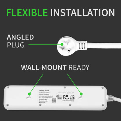 Zooz 800 Series Z-Wave Long Range Smart Plug ZEN04 800LR | Hub Required | Works with the Z-Box Hub, Home Assistant, and Hubitat