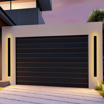 59 Inch Outdoor Wall Lights Long Outdoor Wall Sconce LED Linear Wall Light 3000K Modern Wall Mount Exterior Light Fixtures for House Garage Porch