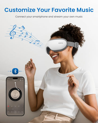 RENPHO Eyeris 1 Eye Massager with Heat, Birthday Gifts Eye Mask for Mom Dad Women Men Her Him, FSA HSA Eligible Smart Sleep Mask for Relax, Reduce Strain