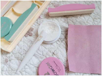 P-Shine Japanese Manicure Set - Powder Nail Kit - Nail Strengthener & Repair for Damaged Nails - Professional Nail Plate Care