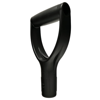 Forest Hill Made in USA D Grip Replacement Handle - 1 Screw Hole, 1.26-inch / 32mm Inner Diameter Mount, Comfortable Wide Grip, Heavy Duty No-Break Polypropylene Co-Polymer (Black)