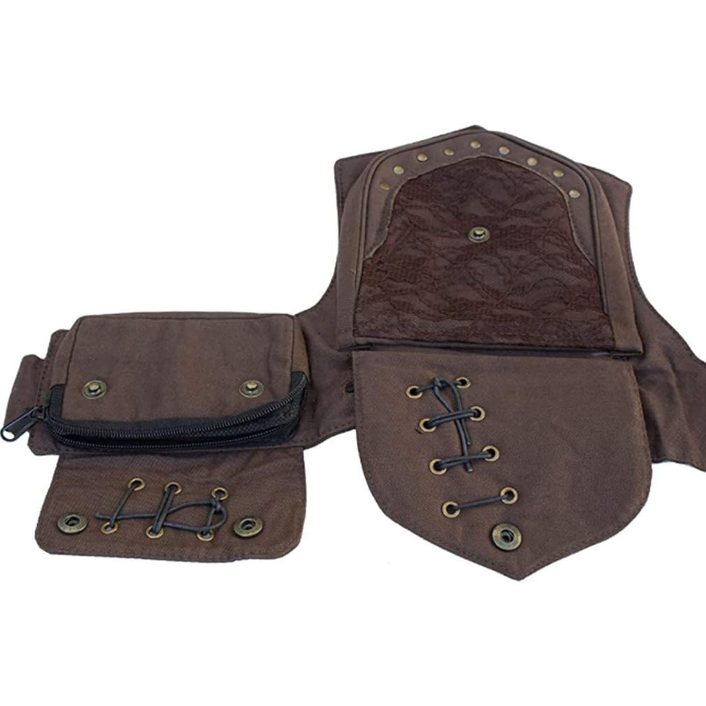 Renaissance QAZWSXE Festival Fanny Pack for Women - Waist Bag with Lace Design