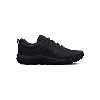 Under Armour Men's Charged Assert 10 Shoes, (002) Black/Black/Black, 8.5 X-Wide
