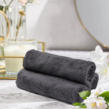 Orighty Ultra Soft Washcloths 12 Pack, Premium Microfiber Towel Sets 12x12