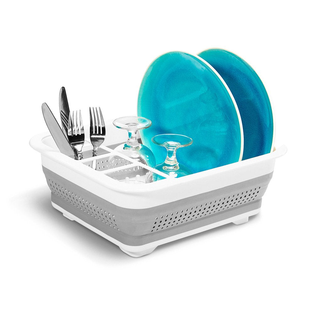 madesmart Collapsible Drying Dish Rack | SINKWARE Collection | Easy Storage | BPA-Free