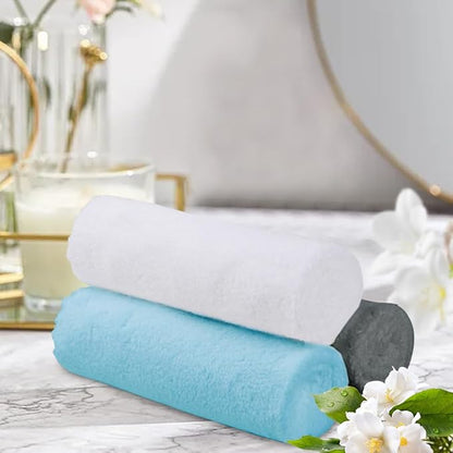 Orighty Ultra Soft Washcloths 48 Pack, Premium Microfiber Towel Sets 12 x 12