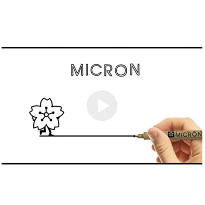 SAKURA Pigma Micron Black Ink Multi-tip Set, 10 Pack