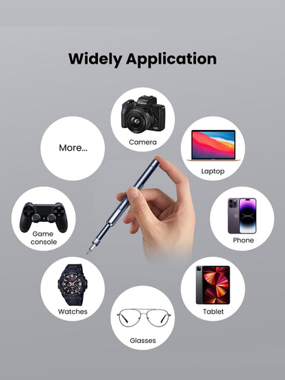 Wesdut 49-in-1 Small Screwdriver Set, [Super Durable] Tiny Torx Screwdriver Fits All Ring Doorbell, Precision Magnetic Mini Repair Tool Kit for Watch, Laptop, Eyeglass, Camera, Men Gift Screw Driver