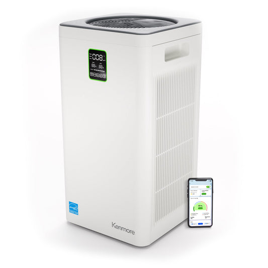 Kenmore PM1010 Air Purifiers for Bedroom Up to 348 Sq.Foot with H13 True HEPA Filter, Child Lock, Sleep Mode for Small Rooms