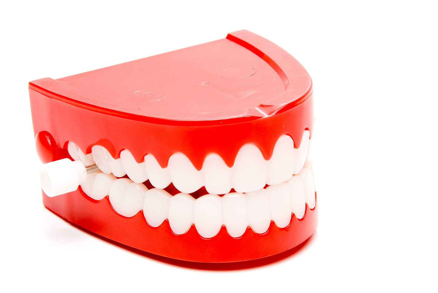 The Dreidel Company Wind Up Teeth Chomping & Chattering Teeth Toys for Kids Birthday Party Favors, Novelty and Gag Gifts, 2.5" Inches (Single)