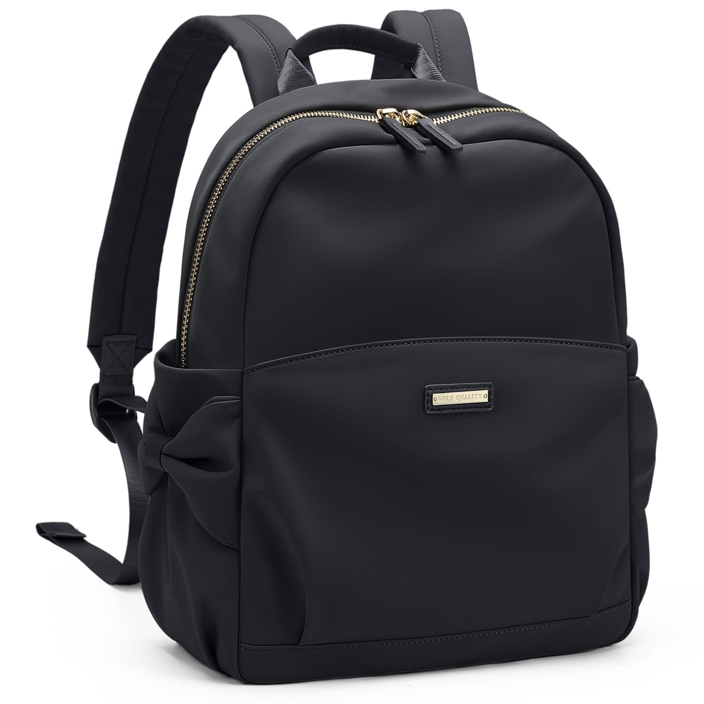 GOLF QUALITY Mini Backpack for Women Small Backpack Purse Cute Stylish Lightweight Daypack for College Work Travel Party,12.9Inch,Classic Black