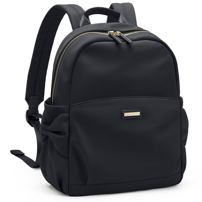 GOLF QUALITY Mini Backpack for Women Small Backpack Purse Cute Stylish Lightweight Daypack for College Work Travel Party,12.9Inch,Classic Black