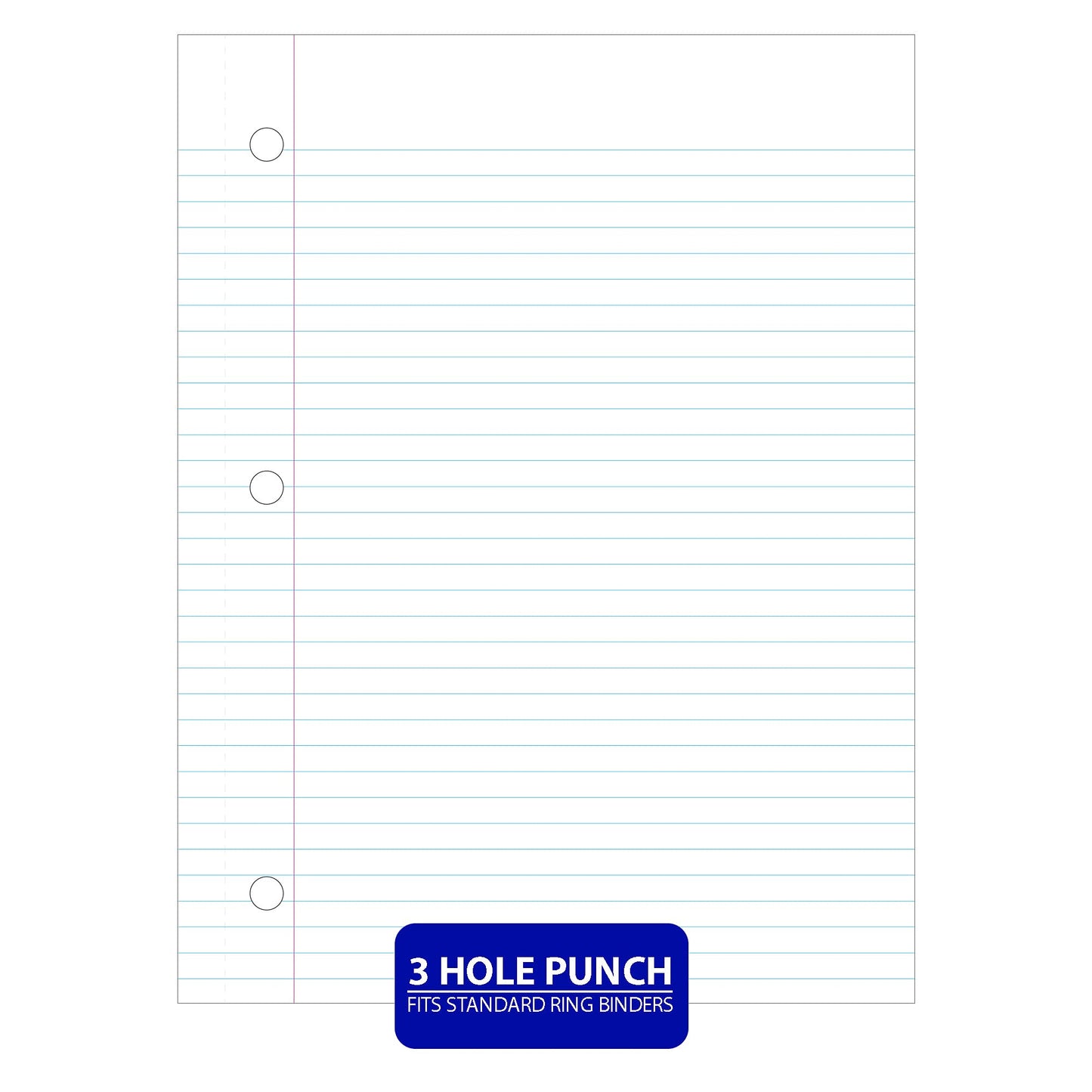 BAZIC Products Notebook College Ruled 1 Subject 80 Sheets Wireless Notebooks, Lined Composition Book, Assorted Color, 6-Pack