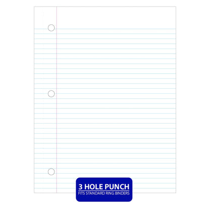 BAZIC Products Notebook College Ruled 1 Subject 80 Sheets Wireless Notebooks, Lined Composition Book, Assorted Color, 6-Pack