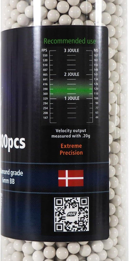 Alpha Blaster Airsoft BBs - 3300 Count Precision Rounds | High Performance
