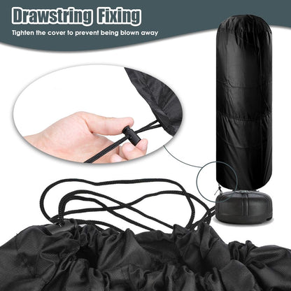 COOSOO Punching Bag Cover Outdoor Standing Boxing Bag Cover Waterproof Freestanding Punching Bag Protective Cover Free Standing Boxing Bag Cover (24" Dx68 H)