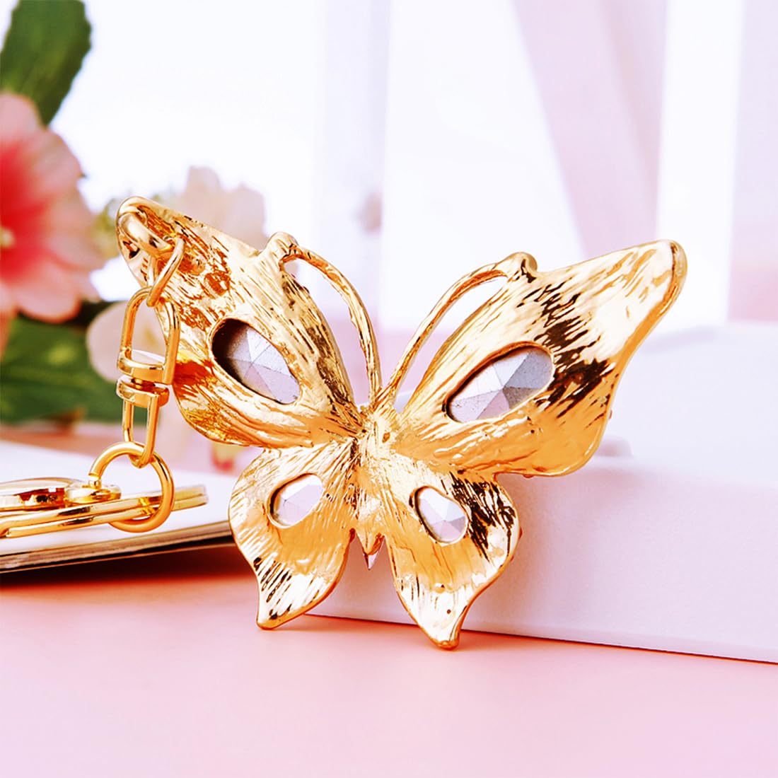JUNQIU Butterfly Christmas Ornaments 2026, Beautiful Monarch Butterflys Ornament for Tree, Fancy Cute Christmas Ornaments for Kids Girls - Butterfly Gifts for Women