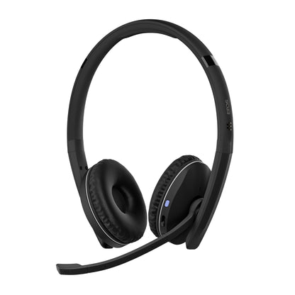 EPOS SENNHEISER C20 Bluetooth Headset with Microphone | Wireless Headphones with up to 27 Hours Battery Life BrainAdapt™ Technology,Black