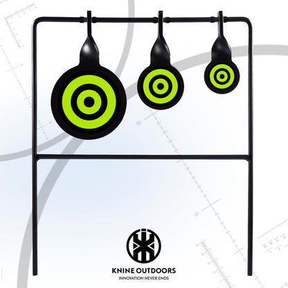 KNINE OUTDOORS Hunting Shooting Taget Airgun Spinner Target, Rated for .22 Rimfire Rifles and .22 Handguns