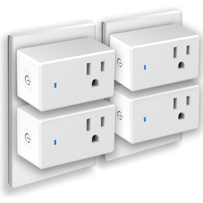YNF Smart Plug, Simple Setup with One Voice Command, Works with Alexa Only, Remote Control with Timer Function, Bluetooth Mesh Outlet, Alexa Echo Required （2 Pack）