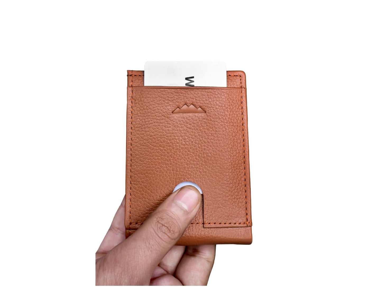 KARAKORAM LEATHER Slim BiFold Wallet for Men | Premium Cowhide Leather | Artisan Made | RFID Blocking | 12-14 Cards with 2 Quick Access Slots | Front Pocket Everyday Carry (Sandstone Tan)