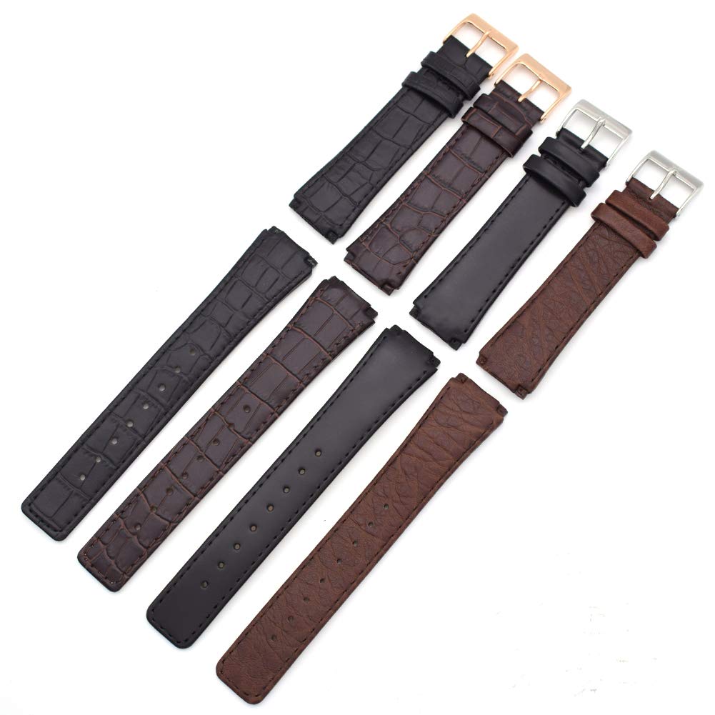 Genuine Leather Watch Strap Replacement for Skagen - 331XLSLB 331XLSLC4 331XLSL1 331XLRLD 331XLRLBO 331XLRLB (Black-2)
